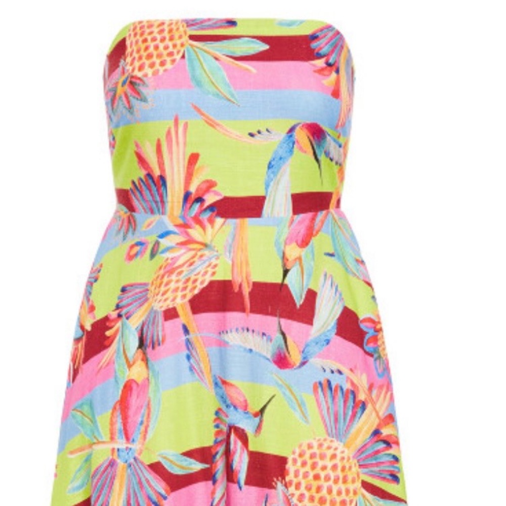 City Chic Tropical Maxi Dress